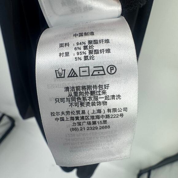 Lauren Ralph Lauren Chain Strap Twisted Jersey Gown Sleeveless Black Size 12 NWT - Picture 10 of 14